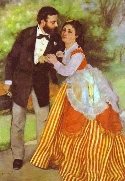 Renoir, Pierre-Auguste - Alfred Sisley And His Wife